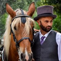 Brillante et son cocher